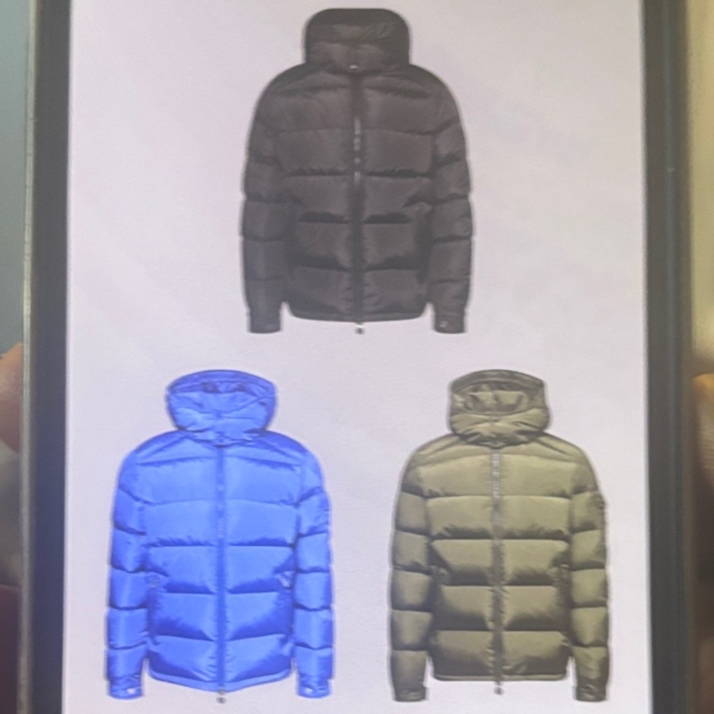 Men's Moncler Matte Mayas (New Season) - Black, Blue, and Green
